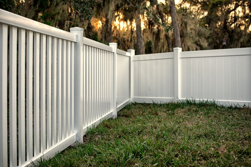 Modern Vinyl Fence