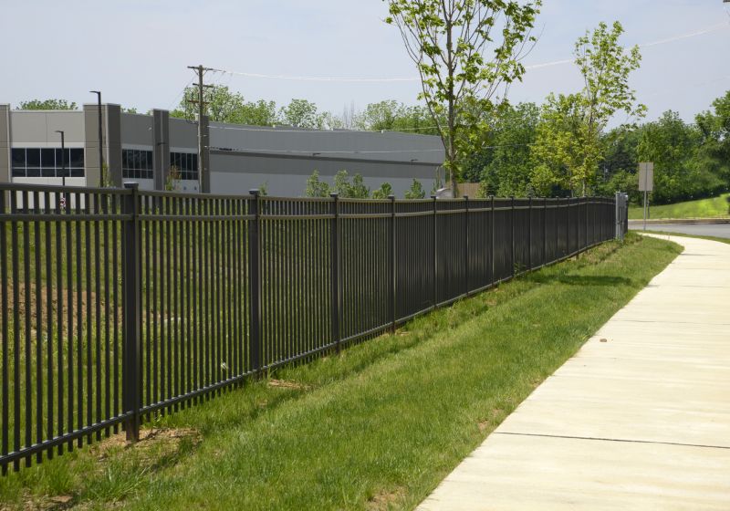 Commercial Fence Setup